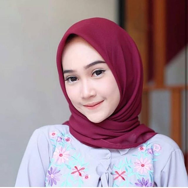 [CYC | COD] REALPICT | Kerudung Square Polos | Voal Ultrafine Premium | Hijab Segi Empat Bella Square Kerudung Paris Muslim Wanita Anti Letoy