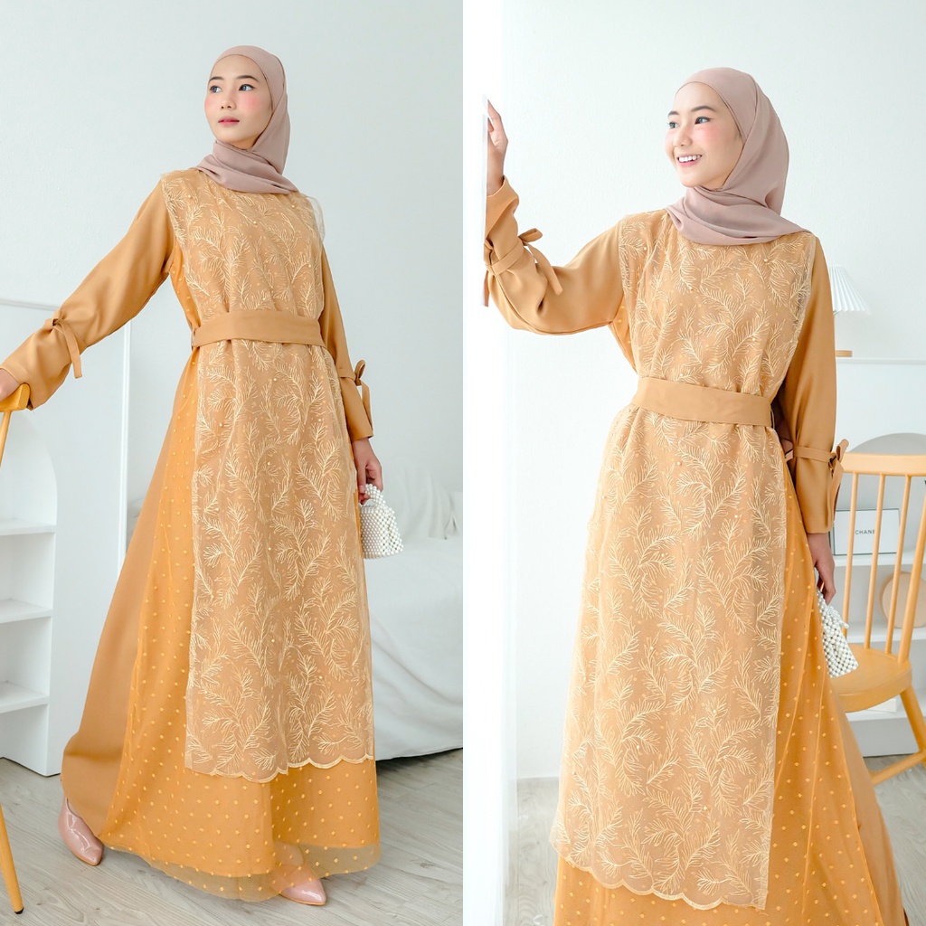 Zaina Long Dress - Ramadhan Collection/Baju Lebaran