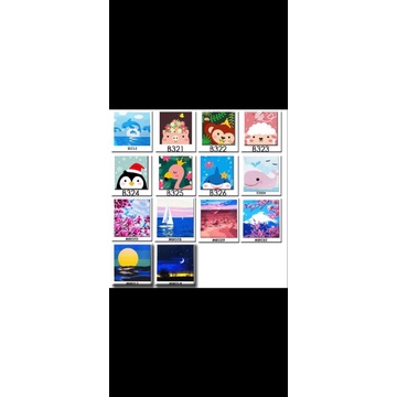 

0METH CUTE ANIMAL A PAINT BY NUMBER KIDS PAINTING BY NUMBERS DIY SET MELUKIS