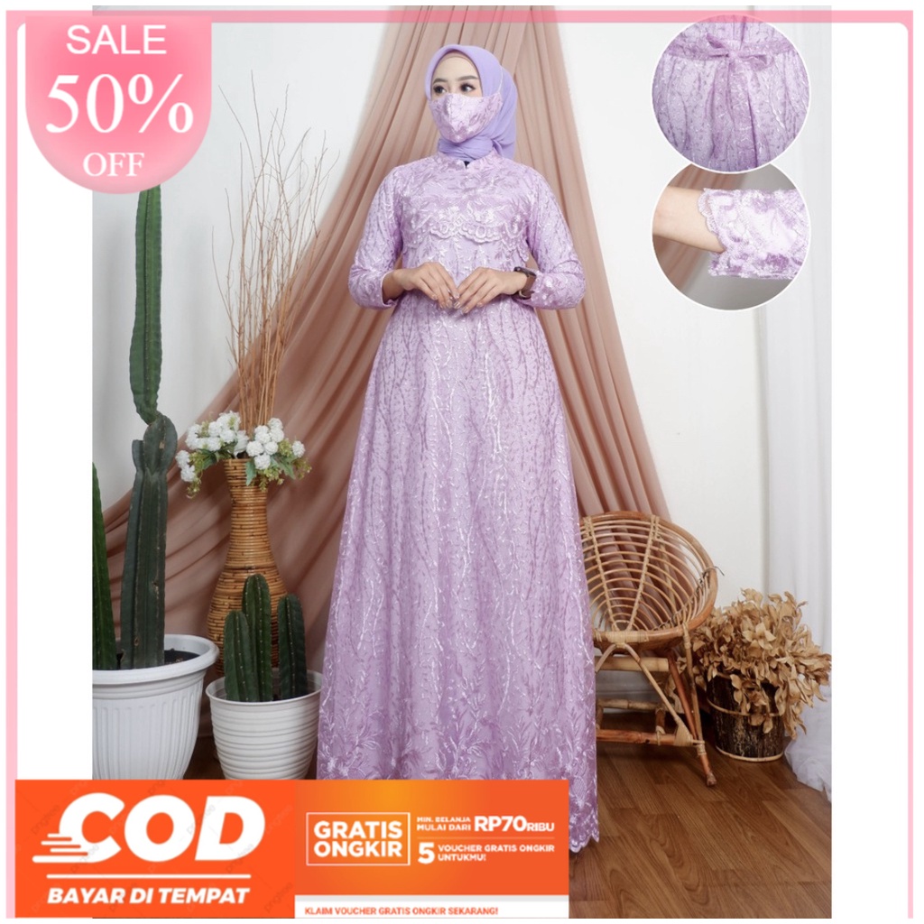 PRODUK BARU GAMIS BEST SELLER HARGA TERJANGKAU- Batik Modern / Gamis Wanita Terbaru / Batik/ Baju Mu