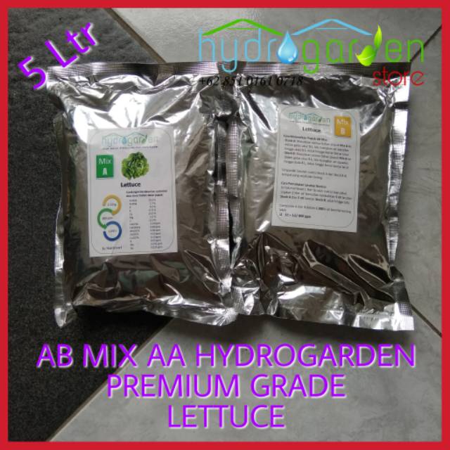 Ab Mix Lettuce<br />aa Hydrogarden Premium Grade 5 Ltr