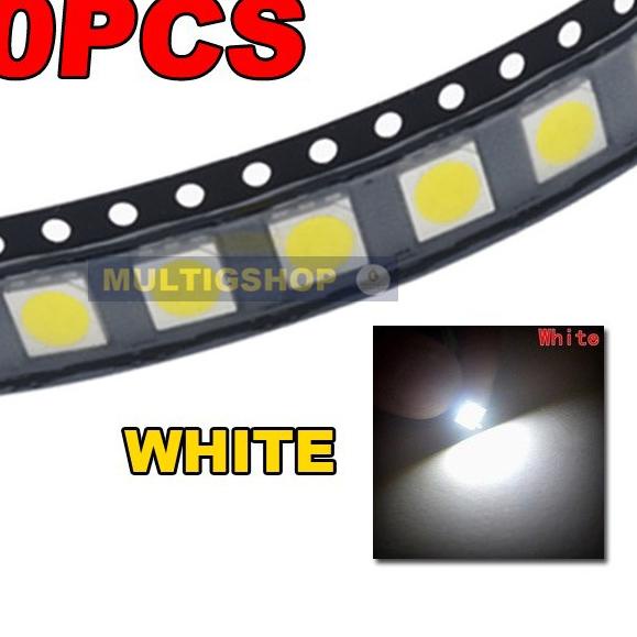 500PCS LED SMD 5050 PUTIH