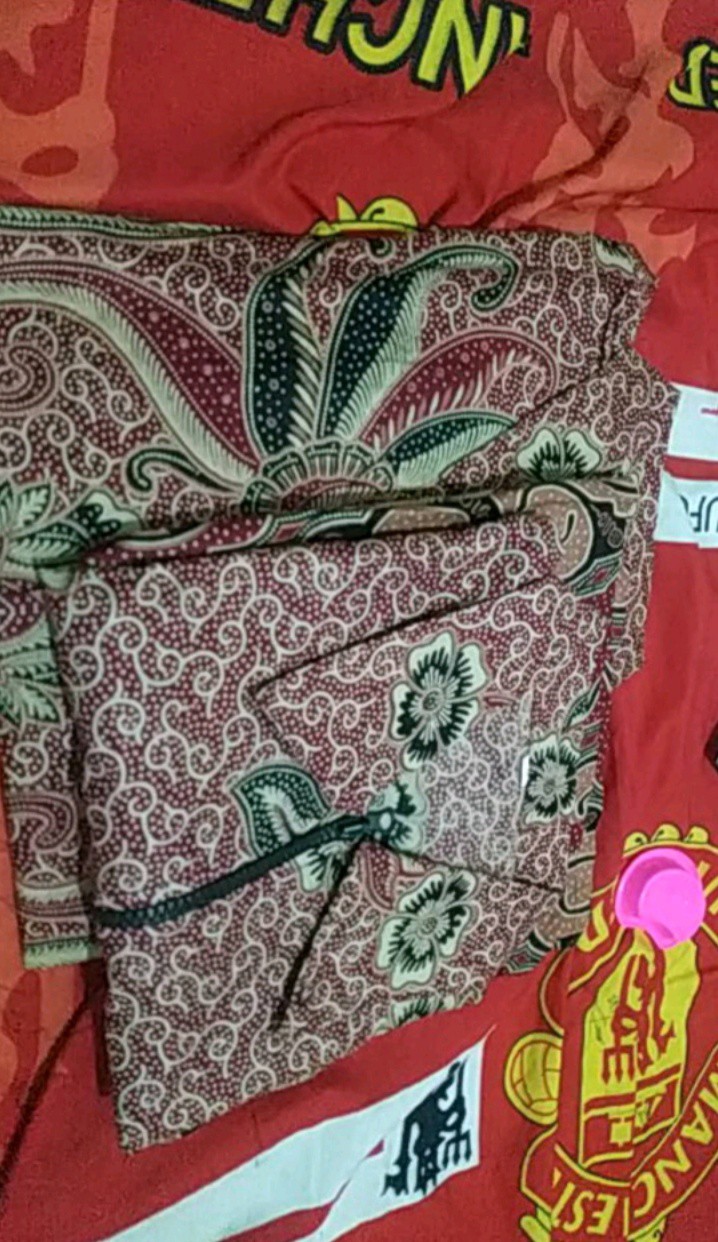 Kemeja Batik Lengan Panjang Size M L Xl Xxl Seragam Bswart Batik Hrb026 Kenongo Hem Panjang Padi