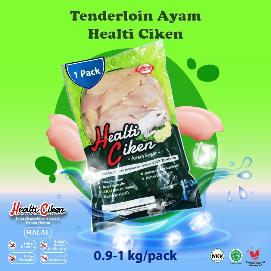 

AYAM TENDERLOIN PROBIOTIK ORGANIK, HALAL, BEBAS KIMIA BERAT 0.9 Kg BOGOR