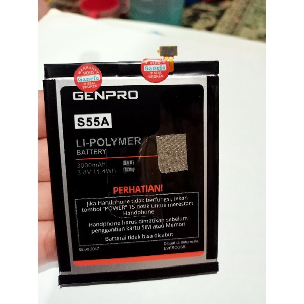 Baterai Evercoss Genpro Z S55A Ori Copotan HP