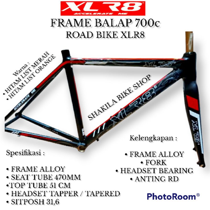 Frame Roadbike 700c XLR8 Me Sepeda Balap 700c Xlr8 Inner Cable
