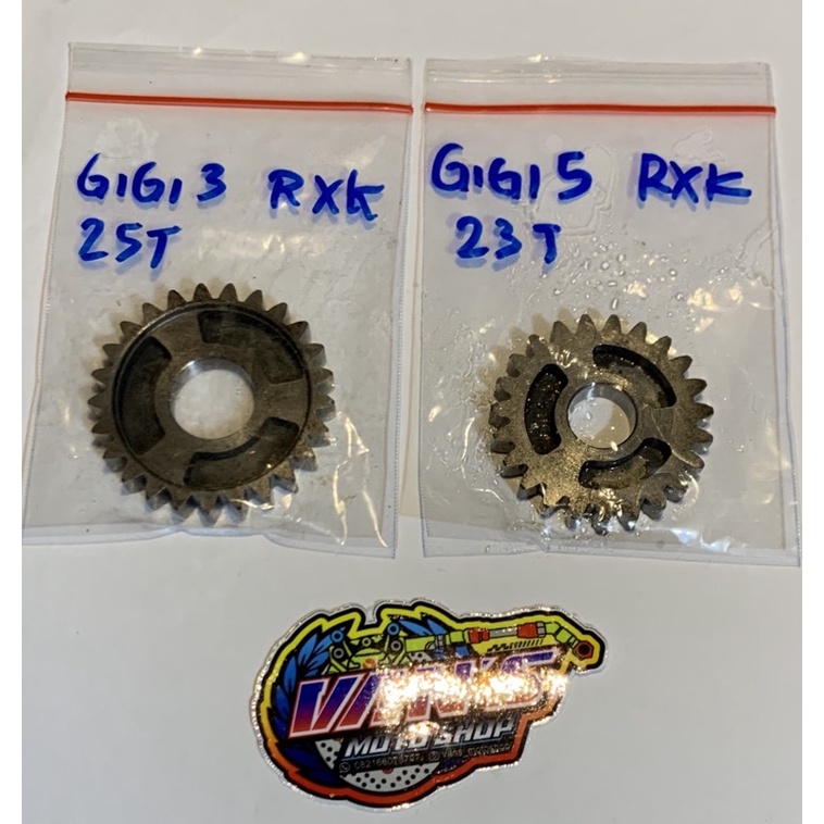 Rasio gigi 5 Rx King 23T Rasio gigi 3 Rx king 25T