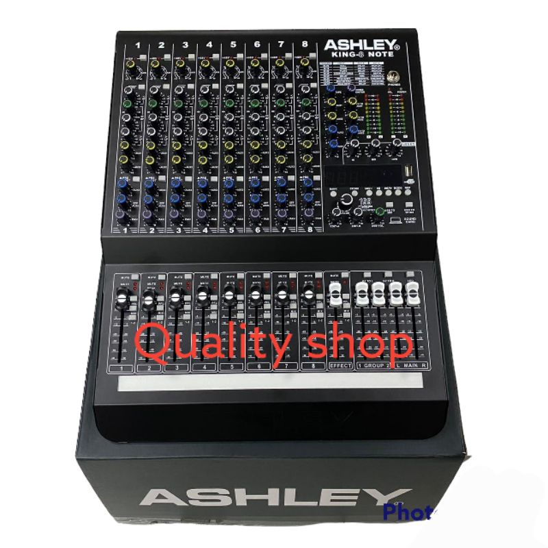 Mixer Ashley 8 Channel King8 Note Baru Supports Pc