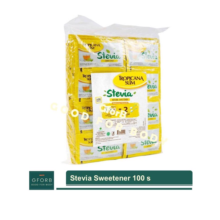 

Tropicana Slim Stevia Sweetener Repack 50 / 100 sachet