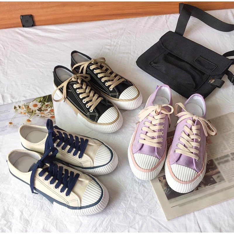 RYX - Signed Biscuit Sepatu Sneakers Canvas Wanita Fashion Casual - Ori Import