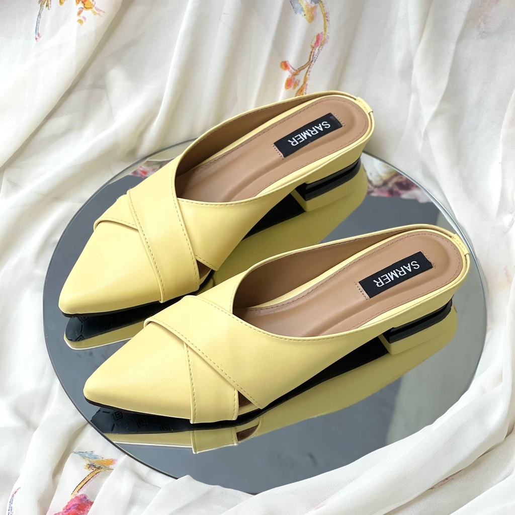 SARMER - XENA HEELS 3CM YELLOW