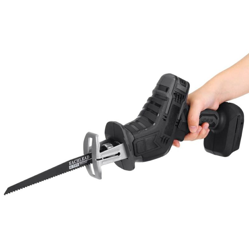 Mesin Gergaji Besi Kayu Portable 21V Cordless Reciprocating Saw 2800RPM