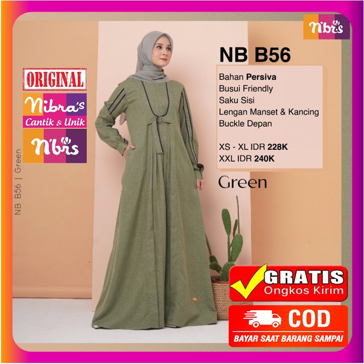 Nibras Gamis Terbaru 2022 Dewasa Nbrs Promo Sale Sale Diskon Jumbo Persiva Nbb 56 Nb B56 Maroon Maro