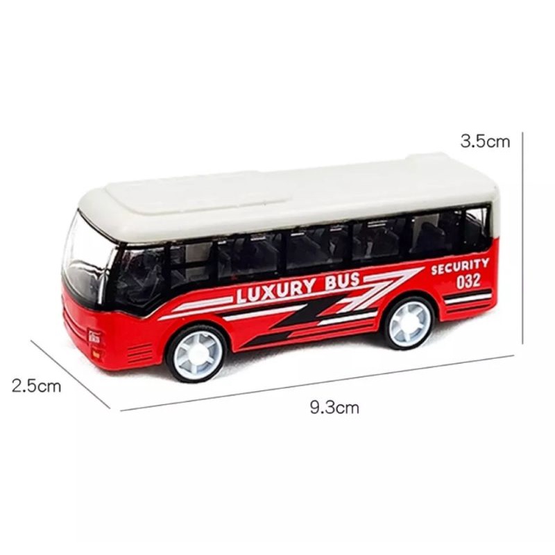 Diecast School Bus Miniatur Bus Pull Back Alloy Bis Sekolah