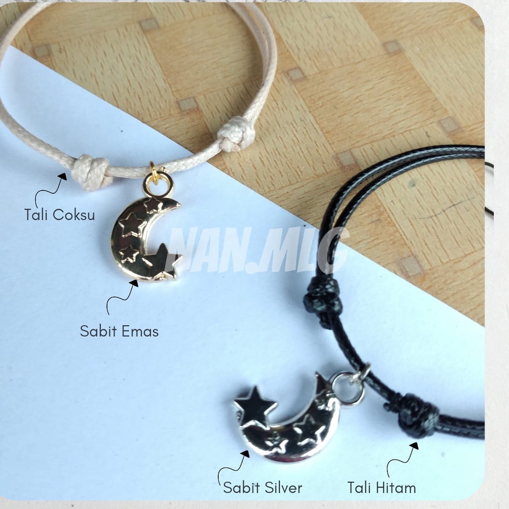 Gelang Tali Charm SABIT BINTANG