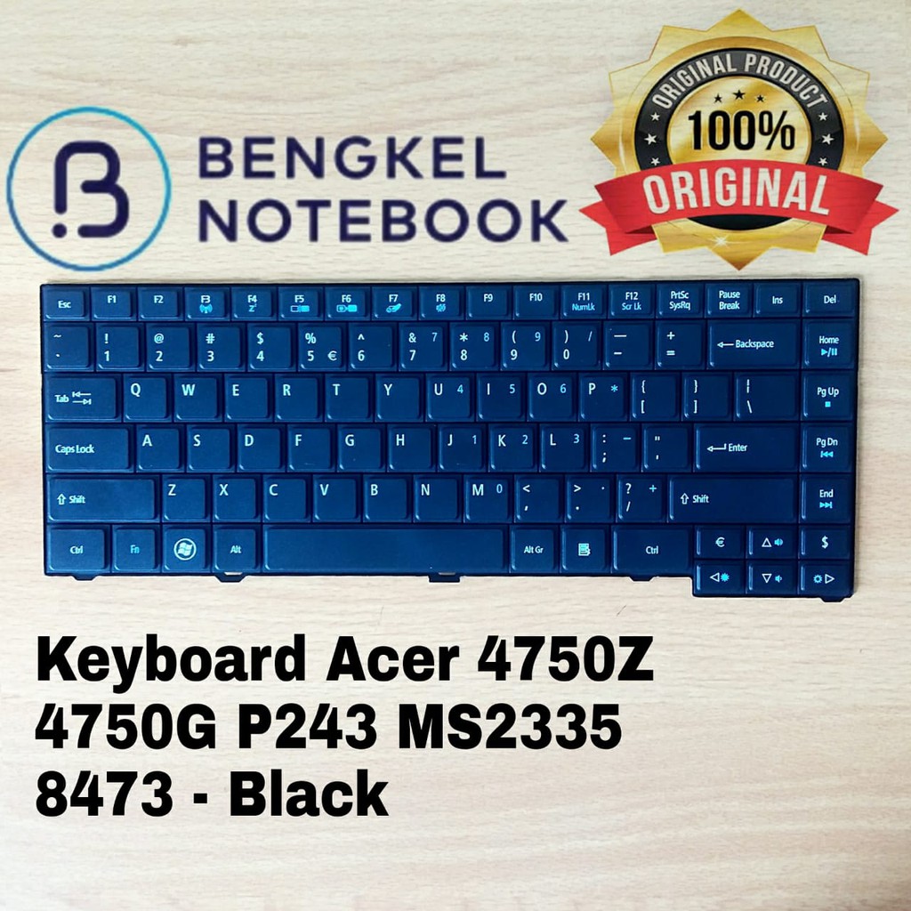 Keyboard Laptop Acer Travelmate 4750Z 4750 4750G P243 MS2335 P243G P633 Hitam/Black