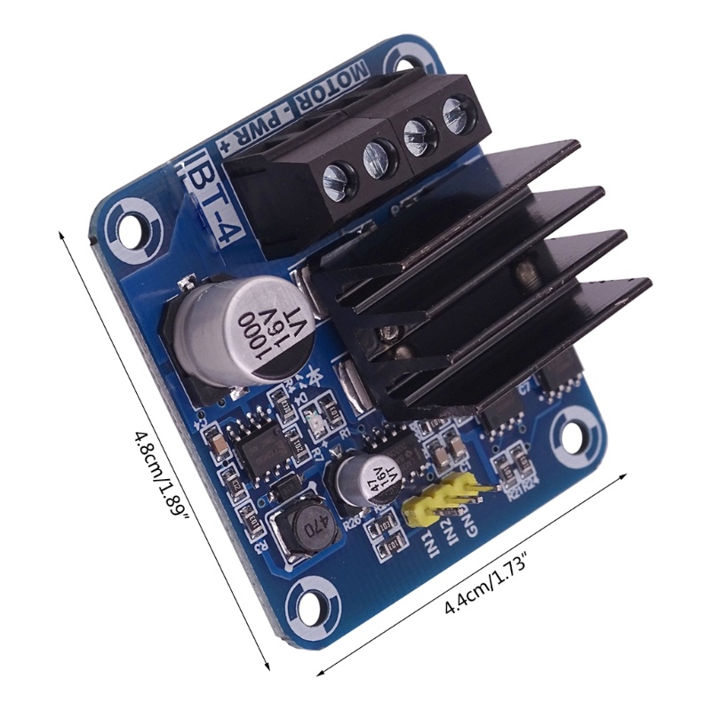 Vivi Modul Motor Drive IBT-4 Semikonduktor Pendingin 50A MOSFET Dan Full Jembatan