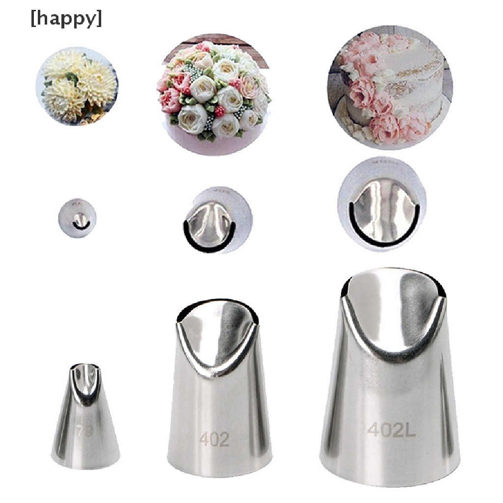 5pcs / Set Nozzle Icing Piping Desain Chrysanthemum Untuk Alat Dapur