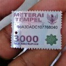 

BENDA POS MATERAI 3000 ORIGINAL