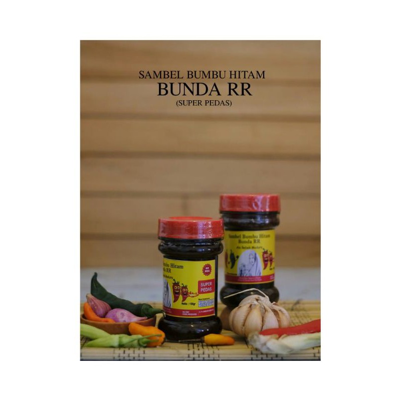 

Sambel Bumbu Hitam Super Pedas