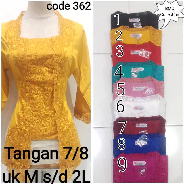 Kebaya kutu baru 7/8 katun jepang