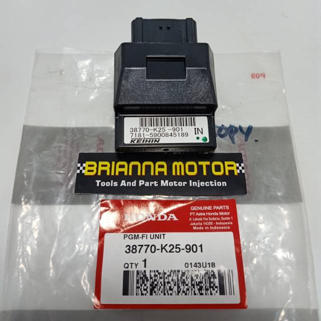ECU HONDA BEAT FI ORI HONDA 38770 K25  901
