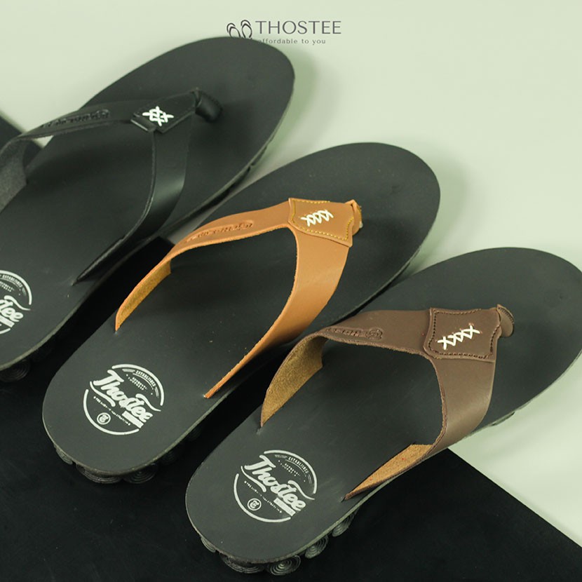 Sandal Jepit Kulit Pria Thostee Microfibber Jpt pusatmode1234