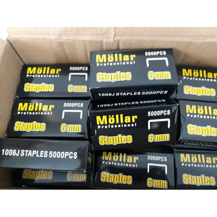 

PROMO isi mesin paku tembak U refill stapler air stapler nailer gun 6mm