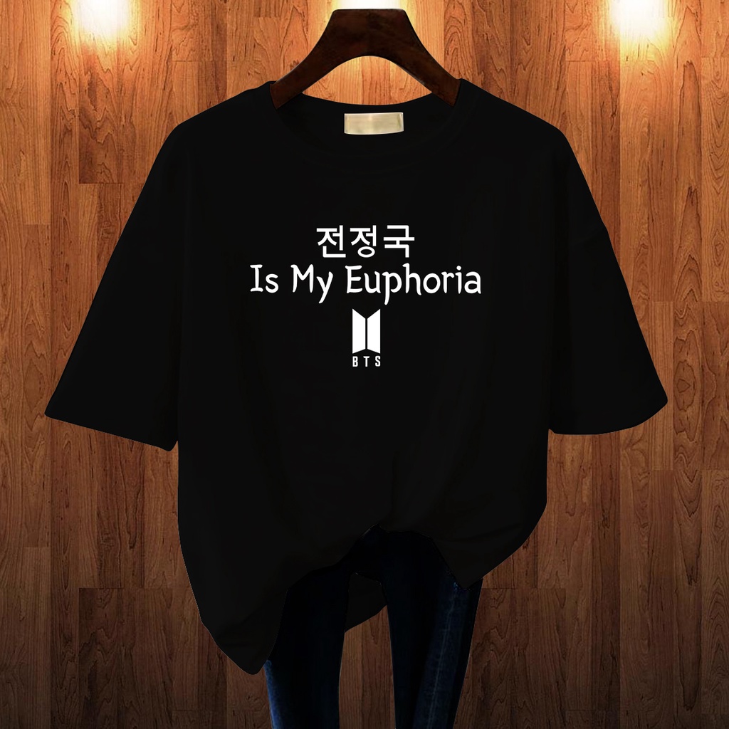 CALVIERO SHOP - BAJU KAOS ATASAN WANITA PRINT EUPHORIA PRINT