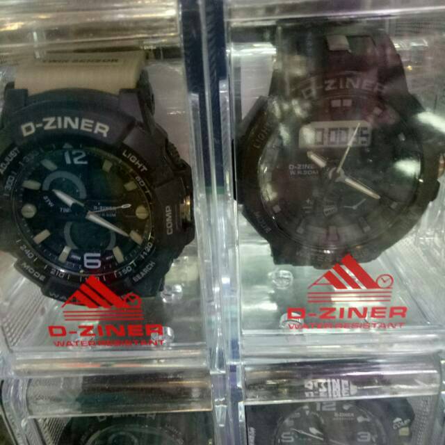 JAM TANGAN D. ZINER.ORi.ANALOG DAN DIGITAL