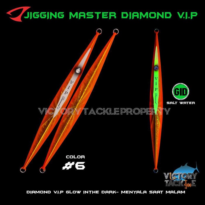 Metal Jig Jigging Master VIP Diamond 400 Gram - ENAM