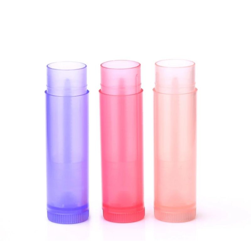 Tube Lipbalm DIY Kosong Warna Ungu / Pink Muda / Pink Kontainer kosong lipbalm liptint lipgloss