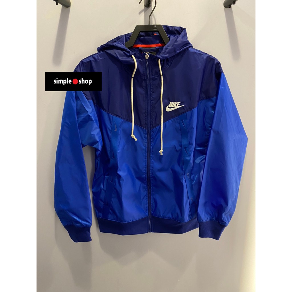 Jaket Hoodie Nike Windrunner Warna Biru 