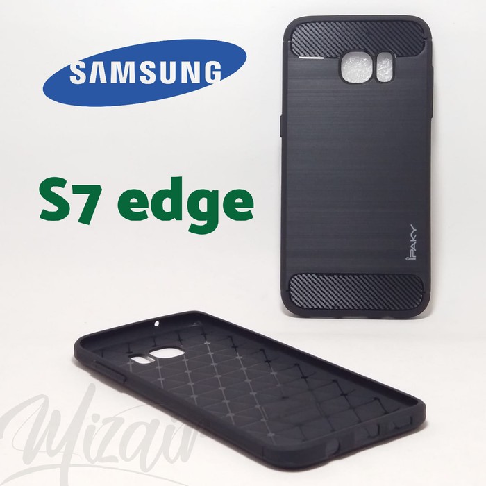 SoftCase Carbon Fiber Samsung S7 Edge iSeven/Ipaky/Capsule/Soft case