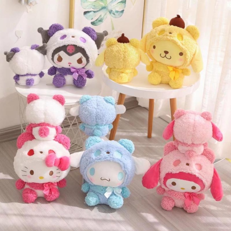 Kawaii My Plush Cinnamoroll Melody Mainan Anak Kuromi Toy Hadiah Natal Untuk