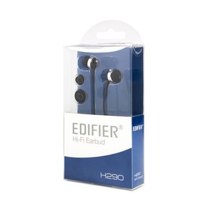 Edifier H290 In-Ear Earphone dengan Mikrofon - Hitam/Putih