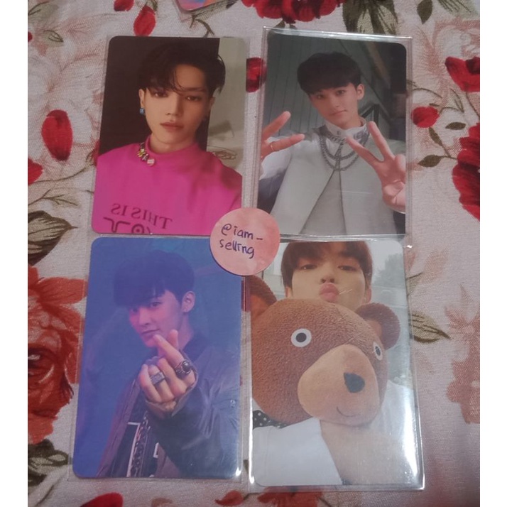 photocard nct mark taeyong jungwoo johnny 127 dream bene sticker
