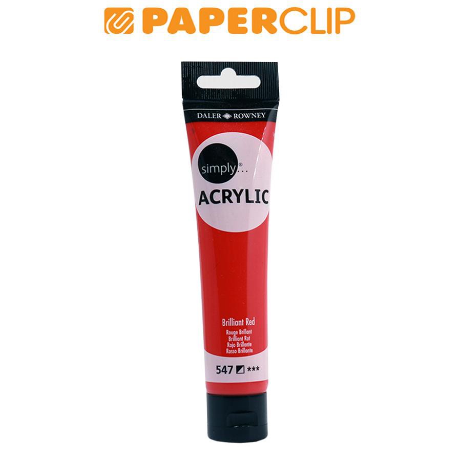 

ACRYLIC COLOR SIMPLY 75ML SL BRILLIANT RED