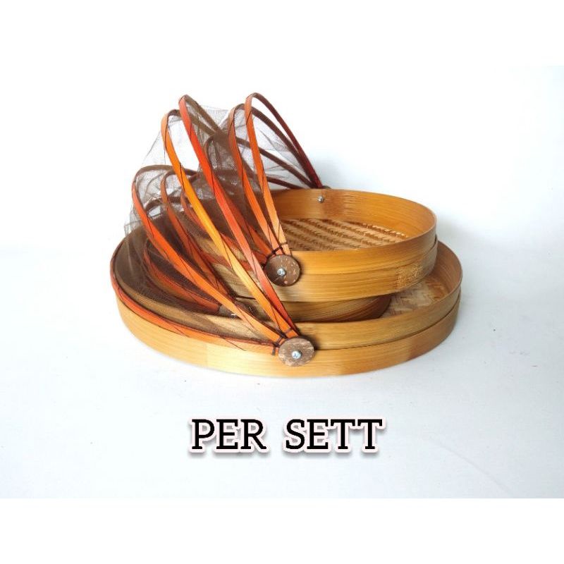 TUDUNG SAJI BAMBU KERANJANG ANYAMAN