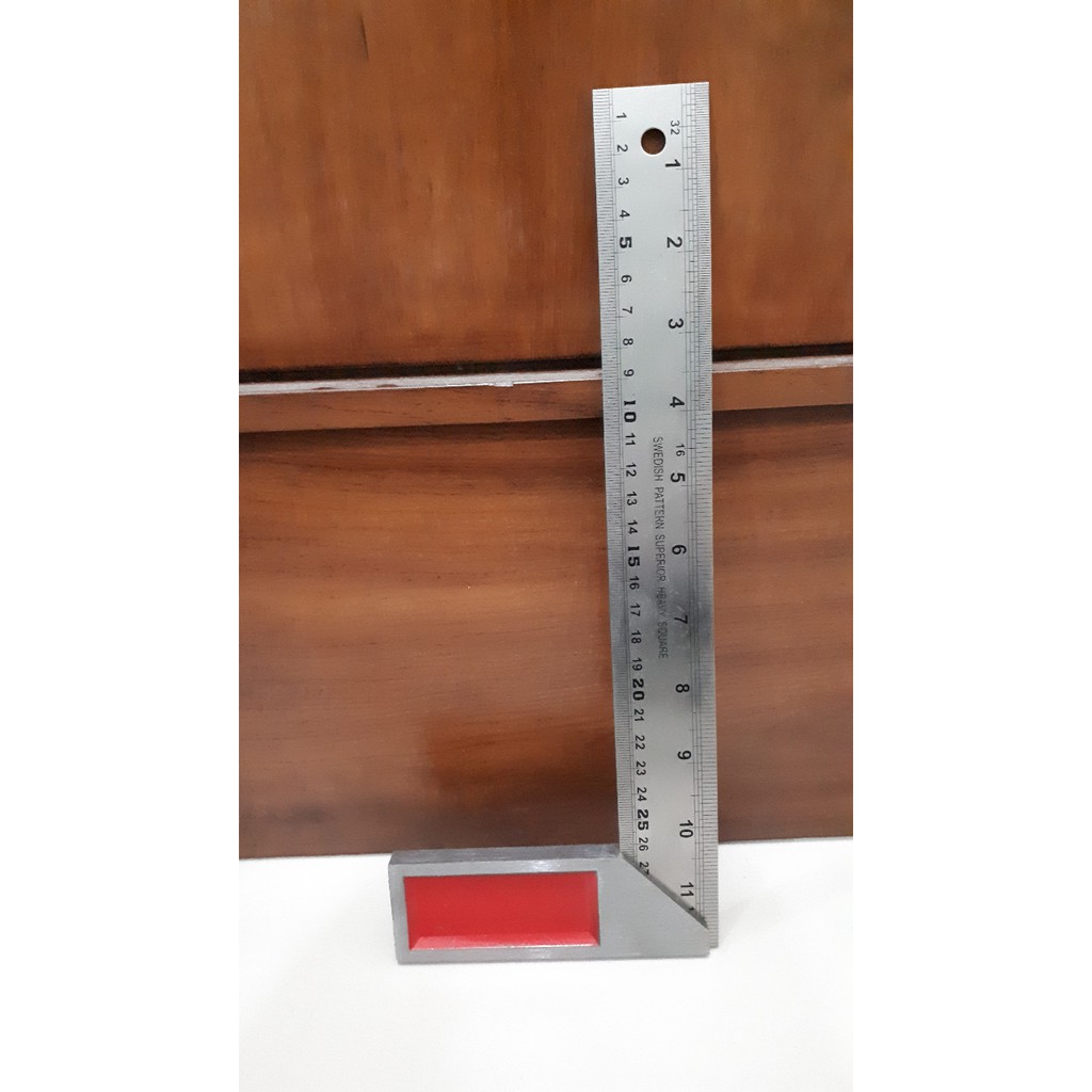 Penggaris Siku Tukang 30 cm Stainless