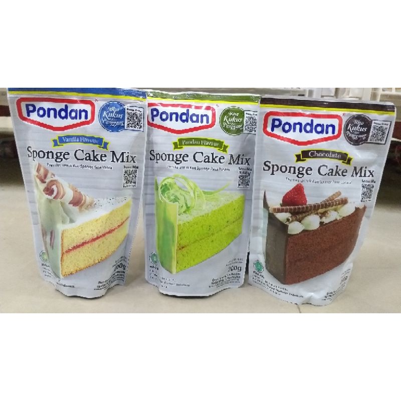 

pondan sponge cake mix 200gr