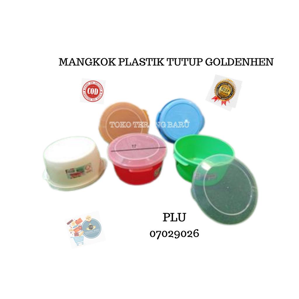 MANGKOK PLASTIK TUTUP GOLDENHEN | MANGKOK PLASTIK | MANGKOK TUTUP | MANGKOK | MANGKOK SERBAGUNA | MA