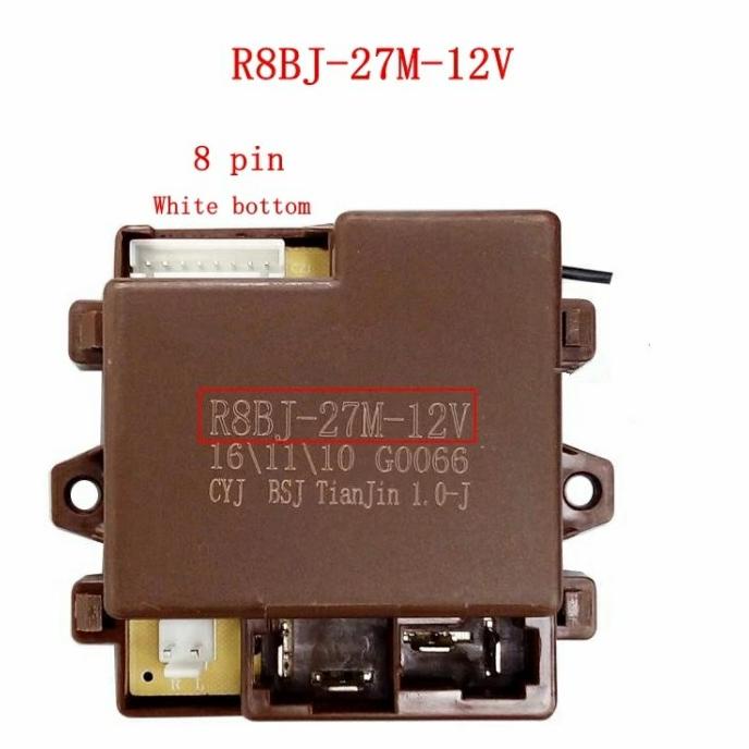 <<<<<] R8BJ 27M 12V RECIVER MOBIL MOBILAN ANAK MODUL PLIKO UNIKID PMB RC PART