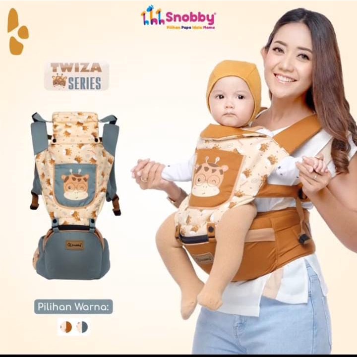 Snobby Gendongan Bayi Hipseat 6 Posisi + Saku Sirkulasi Print Summit Series - TPG 6241