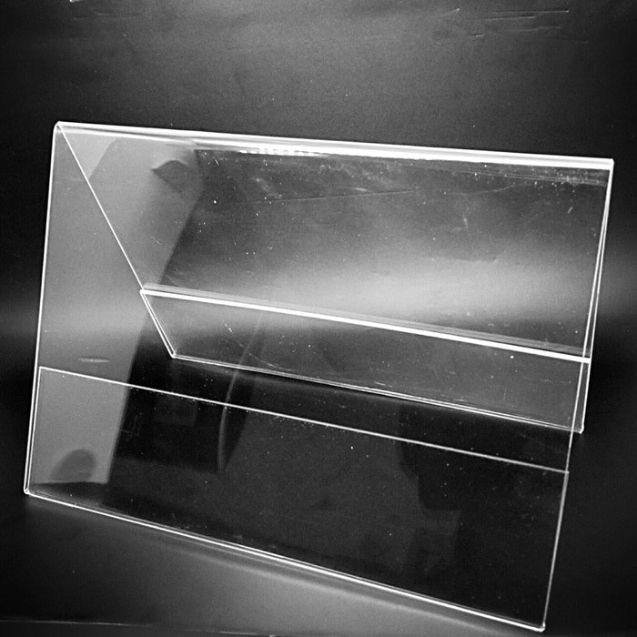 

name desk / Papan nama dan menu acrylic uk 51 x 21 cm