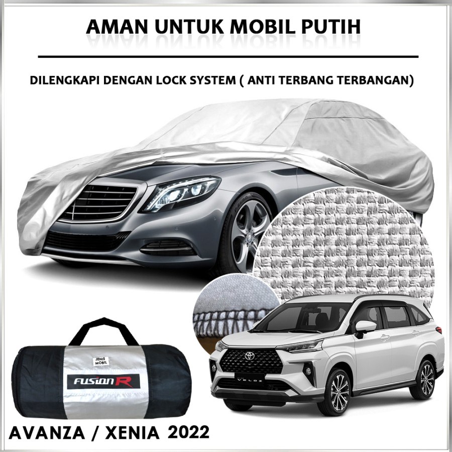 Cover Mobil Putih AVANZA XENIA VELOZ 2022 Fusion R