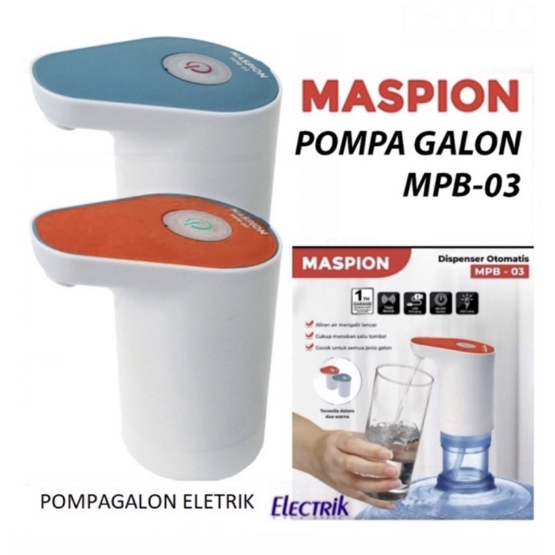 [ Miyako ] Pompa Air Galon Elektrik / Listrik Otomatis Portable Water Electric Pump Premium Miyako - AWD 200BK/AW