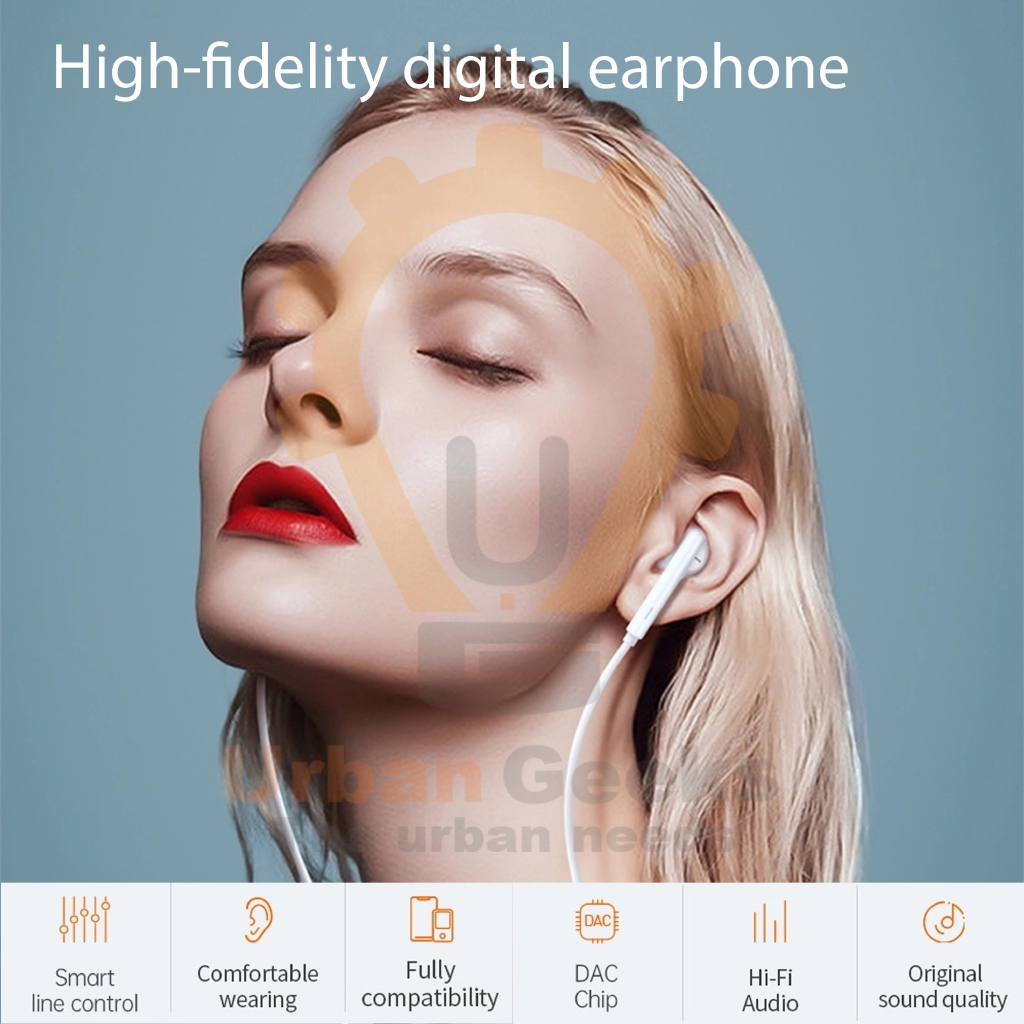 Mcdodo Headset Earphone Type-C DAC Hifi Earphone In Ear Android