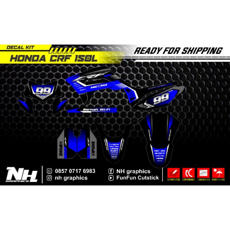 DECAL CRF CRF DECAL STICKER CRF STICKER CRF