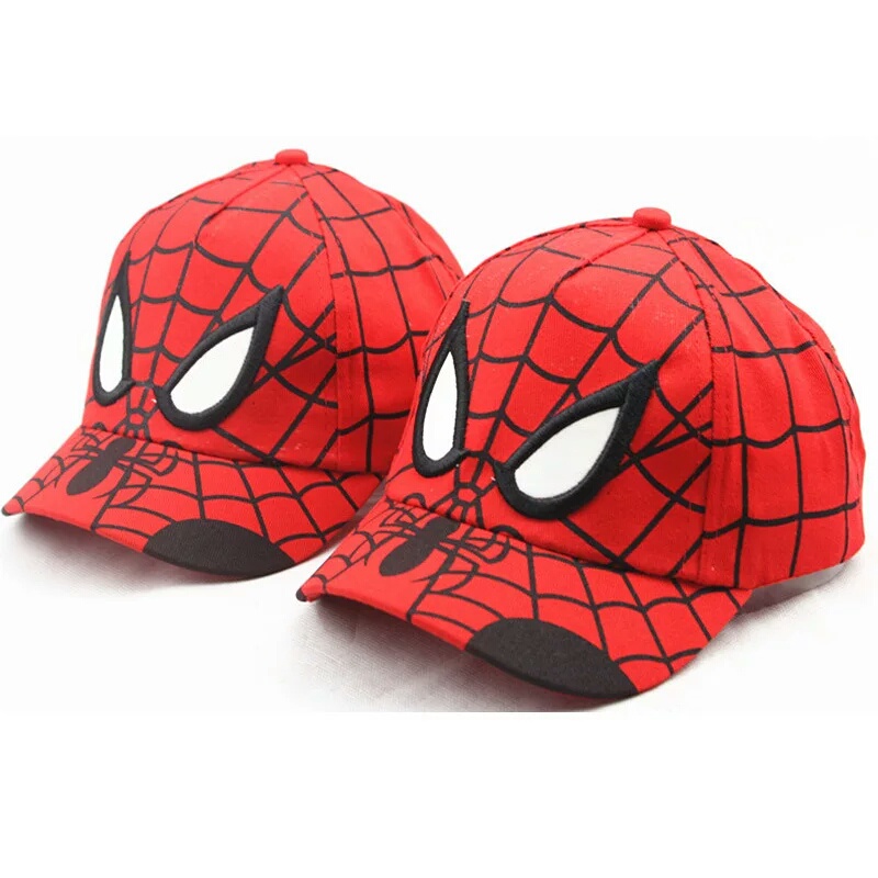 Topi Anak Superhero Spiderman Merah Hitam Anak Murah Terbaru